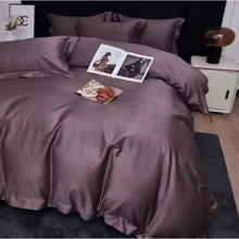 Комплект постельного белья SOHO Boutique Сircle Plum Сатин Жаккард евро (6993954): Материал жаккард, сатин