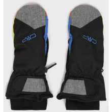 Детские горнолыжные варежки CMP Kids Ski Mitten 5 nero-royal-limeade черные (6524824J-34BN): Пол Мальчик