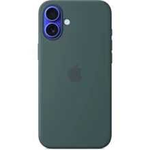 Чехол для iPhone Apple for iPhone 16 Plus Silicone Case with MagSafe Lake Green (MYYH3) : Цвет зеленый