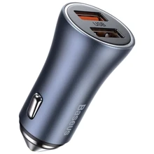 Зарядное устройство Baseus Car Charger 2xUSB Golden Pro 40W Gray (CCJD-A0G): Особенности Быстрая зарядка