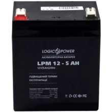 LogicPower LPM 12В 5 Ач (3861): Тип Аккумулятор
