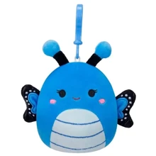 Мягкая игрушка на клипсе Squishmallows Бабочка Вейверли 9 см (SQCP00220): Тип дикие животные