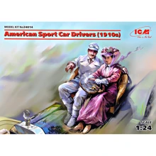 Набор фигурок ICM Американские водители спортивных автомобилей (1910 год) (ICM24014): Производитель ICM