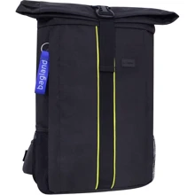 Сумка для ноутбука Bagland 15,6" Roll Black/Graphite (85748244/0015666): Тип сумки рюкзак