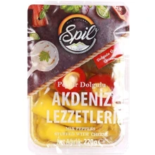 Маринованный перец Spilo ассорти с брынзой 220 г (8680331340222): Вес нетто 220 г