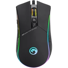 Мышь Marvo M513 RGB-LED Black: Интерфейс подключения USB
