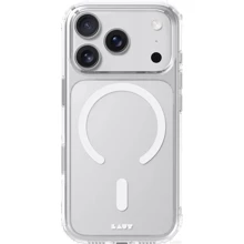 Чохол для iPhone LAUT CRYSTAL FLURO MagSafe Light Grey (L_IP25B_CF_LGY) для iPhone 17 Pro: Колір сірий