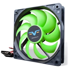 Кулер Frime FGF120 Black/Green Molex (FGF120HB4): Уровень шума, dB 24