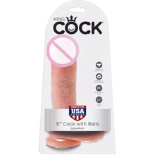 Фаллоимитатор на присоске King Cock 7, 18x4.5 см: Назначение Вагинальные