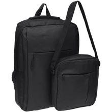 Комплект мужской рюкзак + сумка Remoid черный (vn6802-black): Пол Мужской