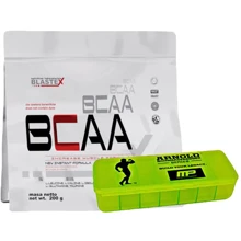 Аминокислота для спорта Blastex BCAA Xline 200 g /20 servings + Таблетница MusclePharm Arnold Pill Box 7 Section Black-Green: Тип BCAA