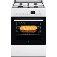 Плита комбінована Electrolux LKK660202W: Тип варильної поверхні газова