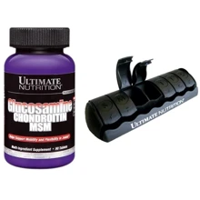 Ultimate Nutrition Glucosamine & Chondroitin & MSM 90 tabs + Таблетница Ultimate Nutrition Pill Box: Форма випуску Таблетки