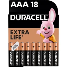 Батарейки Duracell Basic AAА алкалиновые LR03 18шт. (5000394107557): undefined undefined