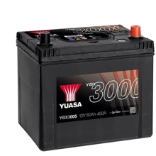 Автомобільний акумулятор Yuasa 6СТ-60 АзЕ (YBX3005): Ємність, Ач 60