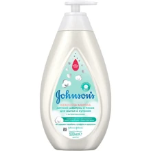 Johnson’s Baby Детский шампунь и пенка «Нежность хлопка» 500 ml: Пол Для детей