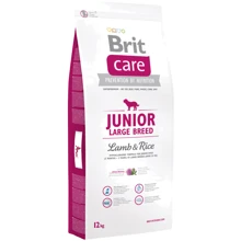 Сухой корм для щенков и молодых собак крупных пород Brit Care Junior Large Breed Lamb & Rice с ягненком и рисом 12 кг (8595602509836): Тип Сухой корм