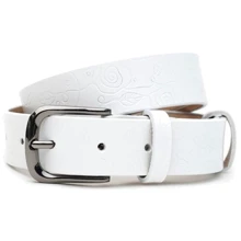 Жіночий ремінь Borsa Leather білий (CV1ZK-045-white): Стать Женский