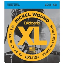 Струна для гитар Струны D`ADDARIO EXL110+ XL REGULAR PLUS (10.5-48): Тип Комплект струн