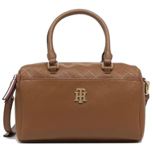 Жіноча сумка саквояж Tommy Hilfiger коричнева (883849530217): Стать жіночий