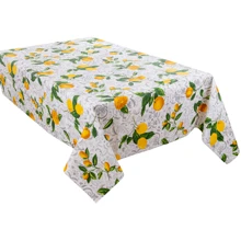 Скатерть водоотталкивающая Lefard "LIMONES CERAMICA GRIS" 140х240 см: Тип Скатерти
