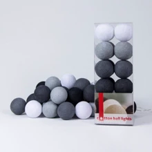 Гирлянда Cotton ball lights на 35 шаров 5,5м, Antra: Тип Хлопковые шарики