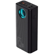 Зовнішній акумулятор Baseus Power Bank 26800mAh Amblight Digital Display Quick Charge 65W Black (P10022402113-00) Зовнішній акумулятор Baseus Power Bank 26800mAh Amblight Digital Display Quick Charge 65W Black (P10022402113-00)