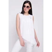 Блуза FashionUp BZ-1625E 44 белая без рукава: Сезон Лето