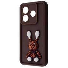 Чохол для телефона Mobile Case Pretty Things Brown/Rabbit for Xiaomi Redmi Note 14 5G: Сумісність Xiaomi Redmi Note 14 5G