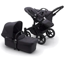 Универсальная коляска 2 в 1 Bugaboo Donkey 3 Mineral Mono Black/Washed Black, черный на черной раме (180154MC01): Тип коляски универсальная коляска (2-в-1)