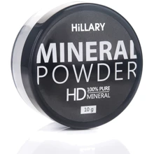 HiLLARY Mineral Powder HD 10 g Прозрачная рассыпчатая пудра: Время применения Универсальный