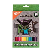 Карандаши цветные Yes 18 цветов Minecraft Heroes (290732): Тип Цветные