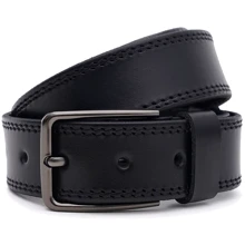 Чоловічий ремінь Borsa Leather чорний (150v1fx77-black): Стать Мужской
