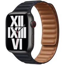 Аксессуар для Watch Apple Leather Link Midnight Size M/L (ML823) for Apple Watch 42/44/45/49mm: Производитель Apple