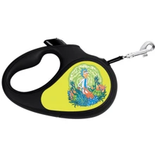 Повідець-рулетка WAUDOG R-leash малюнок Рік та Морті 2 L 5 м до 50 кг чорний (8126-0281-01): Тип шнура Стрічка
