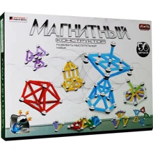 Магнитный конструктор Metr+ 58 деталей (AQ-602): Количество деталей, шт. 58