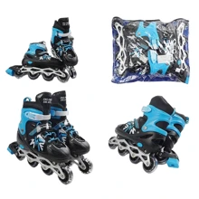 Раздвижные ролики Best Roller колеса PVC 44630-L (39-43) Синие: Цвет синий