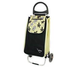 Сумка-тележка Aurora Rio 50 Black/Beige Flower (926849): Цвет бежевый
