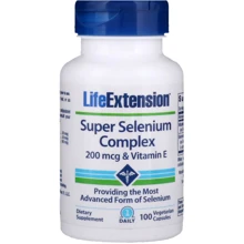 Life Extension Super Selenium Complex 100 Veggie Caps Селен з вітаміном E, комплекс: Тип Селен