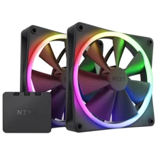 Кулер NZXT F140 RGB Twin Pack Black (RF-R14DF-B1): Рівень шуму, dB 32.5