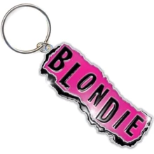 Брелок ROCK OFF "Blondie Standard Keychain: Punk Logo" рожевий (BLDKEY01): Стать Унисекс