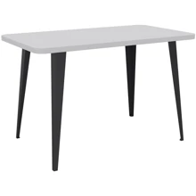 Стол AMF Cherry 1200 1200х670хН770 черный графит/Белый (221116): Тип обеденный