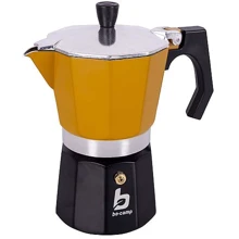 Гейзерная кофеварка Bo-Camp Hudson 3-cups Yellow/Black 150 мл (2200518): Цвет желтый