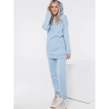 Спортивний костюм ISSA PLUS 12236 46 блакитний зимовий: Сезон Зима