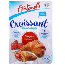 Круассаны Antonelli с клубничной начинкой 250 г (8002371000353): Вес нетто 250 г