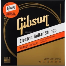 Струна для гитар Струны для электрогитар GIBSON SEG-HVR9 VINTAGE REISSUE 9-42 ULTRA LIGHT: Тип Комплект струн