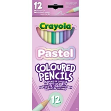 Карандаши цветные CRAYOLA пастельные 12 шт (68-3366): Тип Цветные