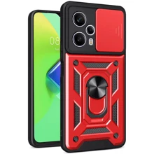 Чехол для телефонов Mobile Case Camshield Serge Ring Red for Xiaomi Poco F5 / Note 12 Turbo: Совместимость Xiaomi Poco F5 / Note 12 Turbo