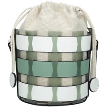 Женская сумка бакет-бэг Nobo зеленая (NBAG-I5130-CM08): Пол Женский