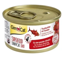 Влажный корм GimCat Shiny Cat Duo Superfood для кошек тунец c томатами в бульоне 70 g (4002064414720): Тип Влажный корм